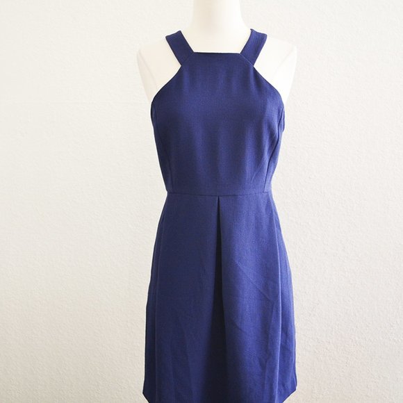 Madewell Marrakech Crepe Halter Cocktail Dress - Picture 4 of 8